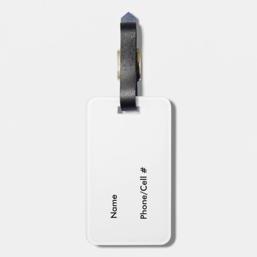 Apollo de Turks Van Bagagelabel (Achterkant verticaal)