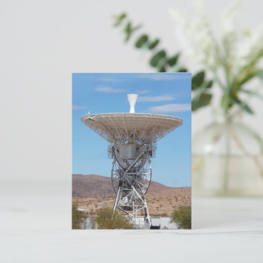 Apollo Deep Space Dish Antenna Briefkaart (Staand voorkant)