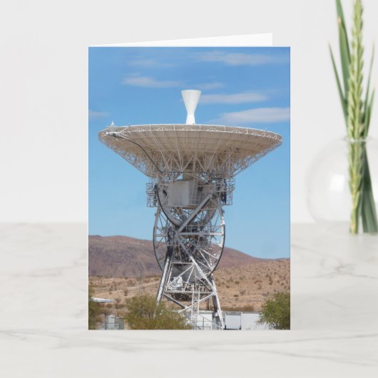 Apollo Deep Space Dish Antenna Kaart (Voorkant)