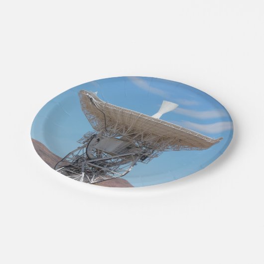 Apollo Deep Space Dish Antenna Papieren Bordje (Gekanteld)