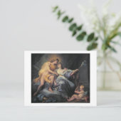 Apollo, die de nymph Leucothea aandoet (olie op de Briefkaart (Staand voorkant)