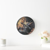 Apollo, die de nymph Leucothea aandoet (olie op de Ronde Klok (Huis)