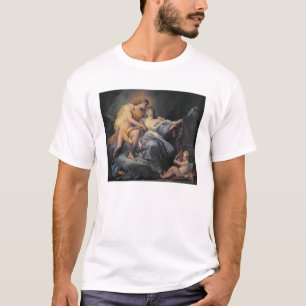 Apollo, die de nymph Leucothea aandoet (olie op de T-shirt