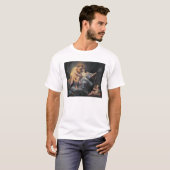 Apollo, die de nymph Leucothea aandoet (olie op de T-shirt (Voorkant volledig)