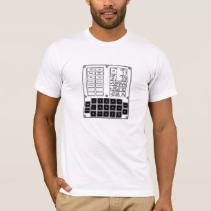 Apollo DSKY Guidance Computer t-shirt gemaakt in V