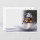 Apollo Eagle Lunar-module Briefkaart (Voorkant / Achterkant)
