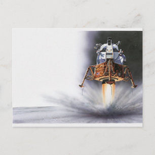 Apollo Eagle Lunar-module Briefkaart