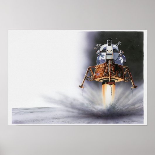 Apollo Eagle Lunar-module Poster (Voorkant)