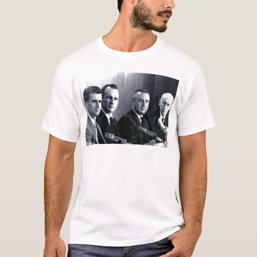 Apollo, één medewerker van het ruimteprogramma t-shirt (Voorkant)