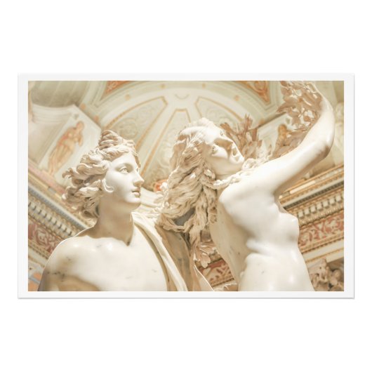 Apollo en Daphne Bernini Masterpart, Italië Foto Afdruk (Voorkant)