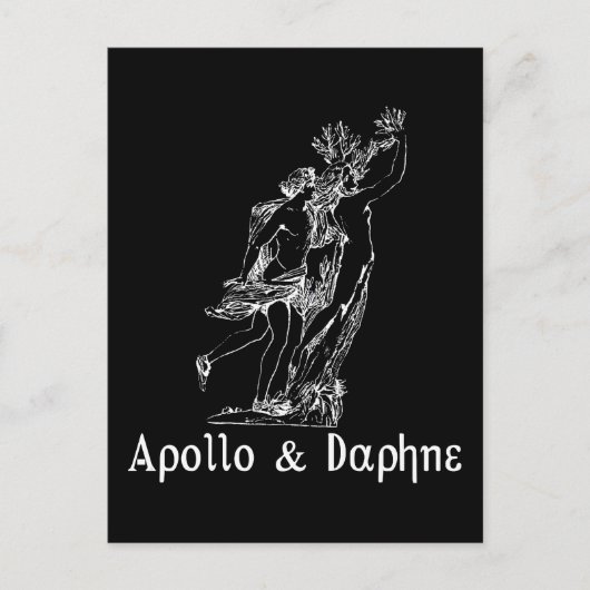 Apollo en Daphne Briefkaart (Voorkant)