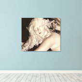 Apollo en Daphne, detail van Daphne's hoofd Canvas Afdruk (Insitu (Houten vloer))