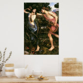 Apollo en Daphne door John William Waterhouse -190 Poster (Keuken)