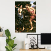 Apollo en Daphne door John William Waterhouse -190 Poster (Thuiskantoor)