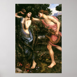 Apollo en Daphne door John William Waterhouse -190 Poster