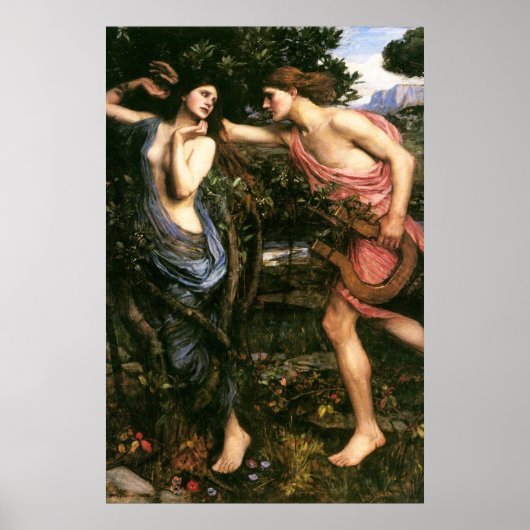 Apollo en Daphne door John William Waterhouse -190 Poster (Voorkant)