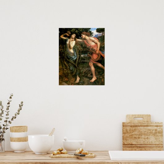 Apollo en Daphne Poster (Keuken)