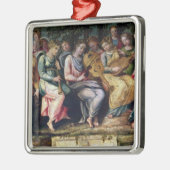 Apollo en de Muses, 1600 Metalen Ornament (Links)
