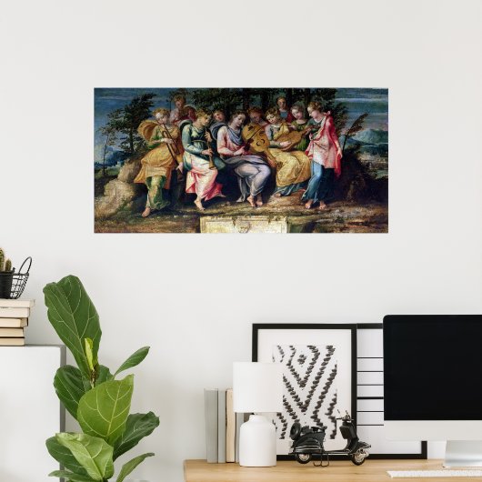 Apollo en de Muses, 1600 Poster (Thuiskantoor)