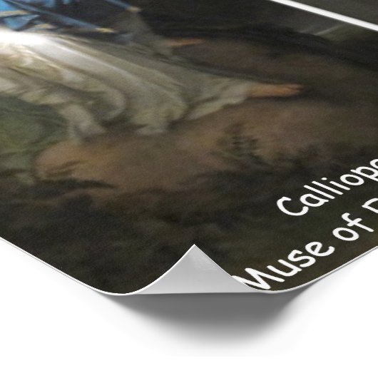 Apollo en de Muses van Charles Meynier Poster (Hoek)