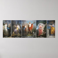 Apollo en de Muses van Charles Meynier