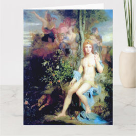 Apollo en de negen musea wenskaart voor fijnproeve kaart