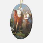apollo en maas keramisch ornament (Links)