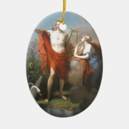 apollo en maas keramisch ornament