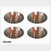 apollo en maas ovale sticker (Vel)