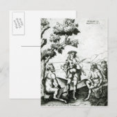 Apollo en Pan Briefkaart (Voorkant / Achterkant)