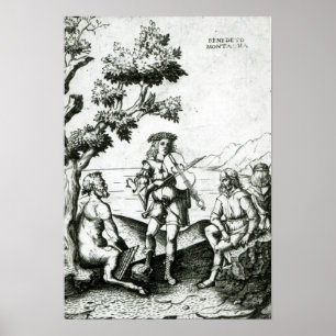 Apollo en Pan Poster