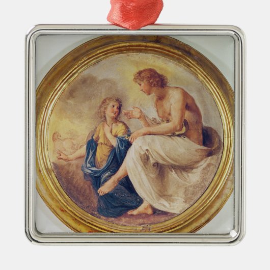 Apollo en Phaethon, c.1634 (fresco) Metalen Ornament (Voorkant)
