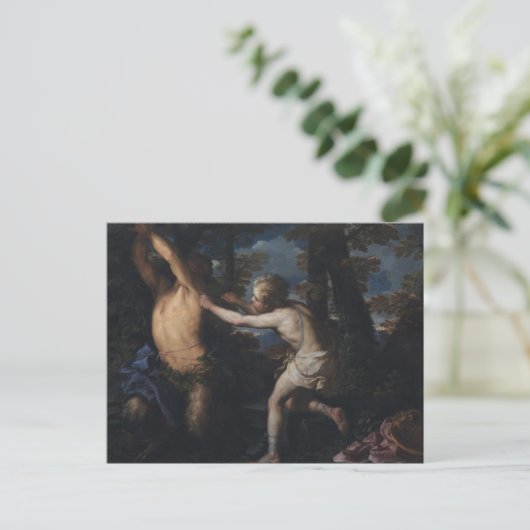 Apollo Flay Marsyas door Girolamo Troppa Briefkaart (Staand voorkant)