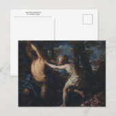 Apollo Flay Marsyas door Girolamo Troppa Briefkaart (Voorkant / Achterkant)