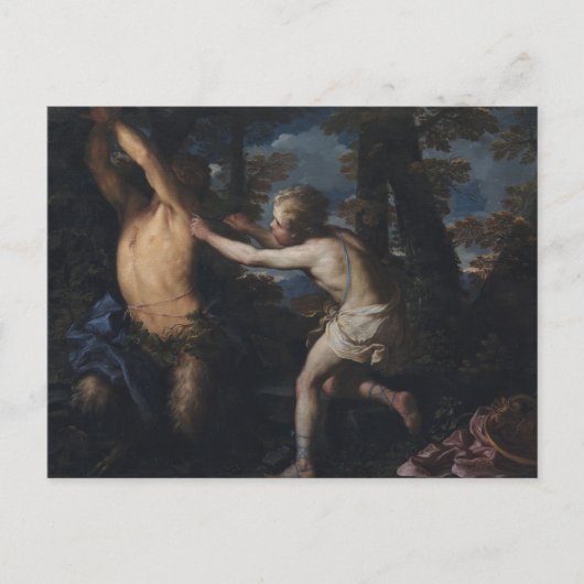 Apollo Flay Marsyas door Girolamo Troppa Briefkaart (Voorkant)
