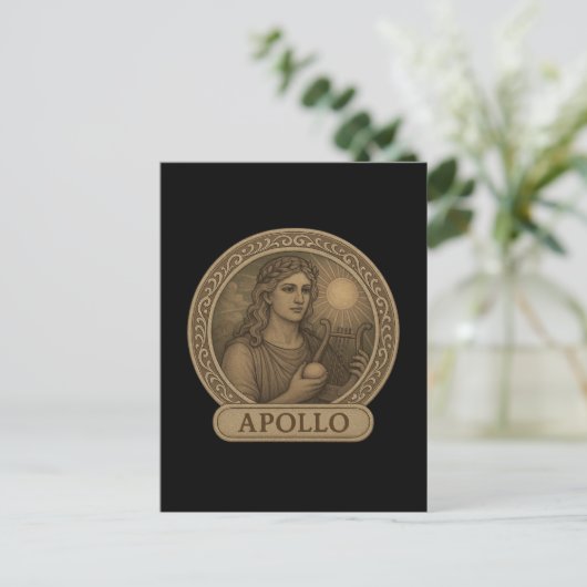 Apollo God of Light Postcard Briefkaart (Staand voorkant)