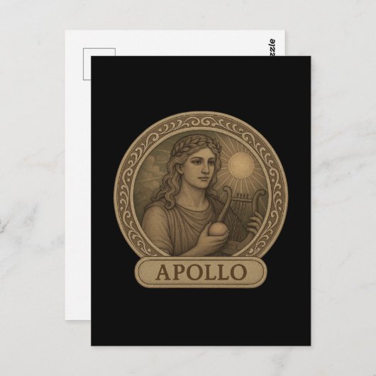Apollo God of Light Postcard Briefkaart (Voorkant / Achterkant)