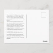 Apollo God of Light Postcard Briefkaart (Achterkant)