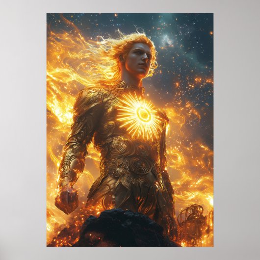 Apollo, God van de Zon - Brenger van Licht Poster (Voorkant)