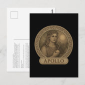 Apollo God van Licht Ansichtkaart Briefkaart (Voorkant / Achterkant)