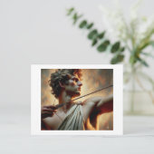 Apollo Greco Roman God, Briefkaart (Staand voorkant)