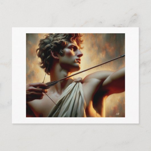 Apollo Greco Roman God, Briefkaart (Voorkant)