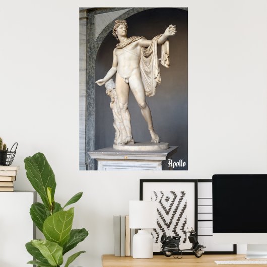 Apollo / Griekse god / Poster (Thuiskantoor)