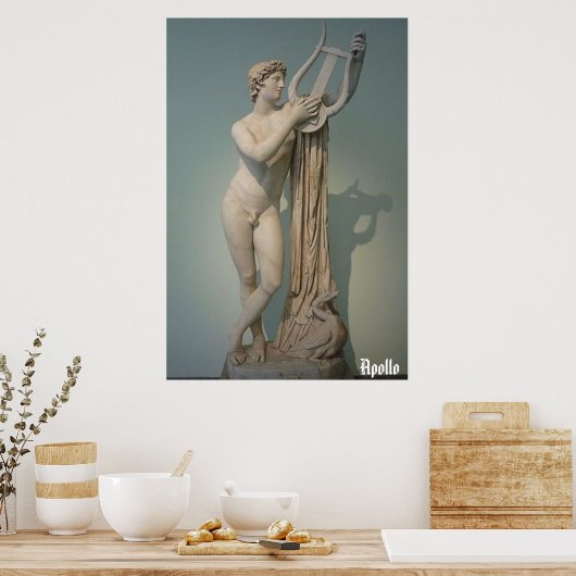 Apollo / Griekse god / Poster (Keuken)