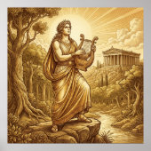 Apollo Griekse mythologie Poster (Voorkant)