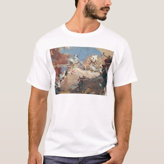 Apollo in zijn Sun Chariot die Beatrice I bestuurt T-shirt (Voorkant)