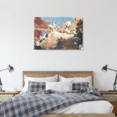 Apollo in zijn Sun Chariot rijden Beatrice I Canvas Afdruk (Insitu (Slaapkamer))