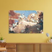 Apollo in zijn Sun Chariot rijden Beatrice I Canvas Afdruk (Insitu (Woonkamer))