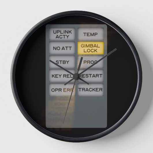 Apollo Indicator Alarm DSKY, Gimbal Lock (Voorkant)