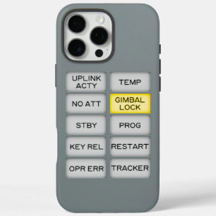 Apollo Indicator Alarm DSKY, Gimbal Lock iPhone 16 Pro Max Hoesje